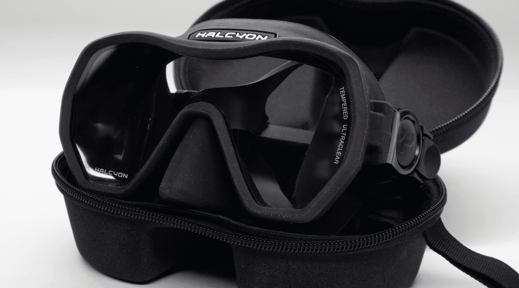Halcyon Omnis mask black with the case