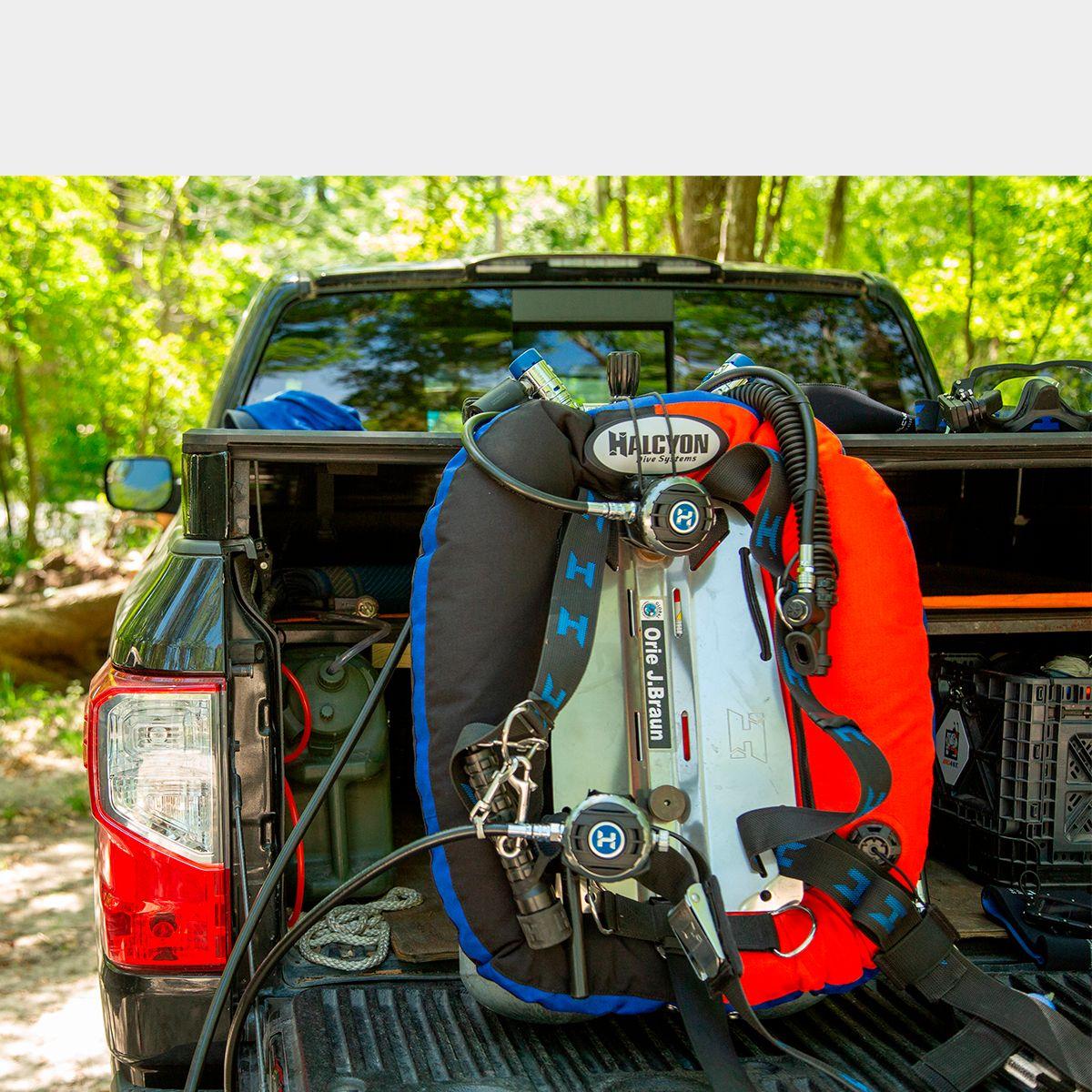 Halcyon BC Systems on a truck tailgate